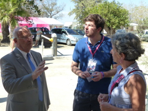 Christian Jean Jean, maire de Palavas et Albéric Dumont, coordinateur général de La Manif Pour Tous