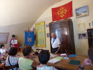 Conférence sur la baronie de Caravètes dans la tour des Pins