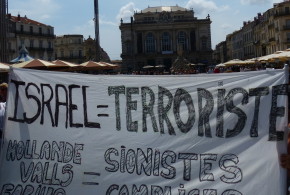 Manifestation pro-palestinienne à Montpellier