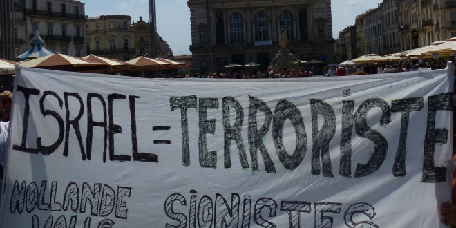 Manifestation pro-palestinienne à Montpellier